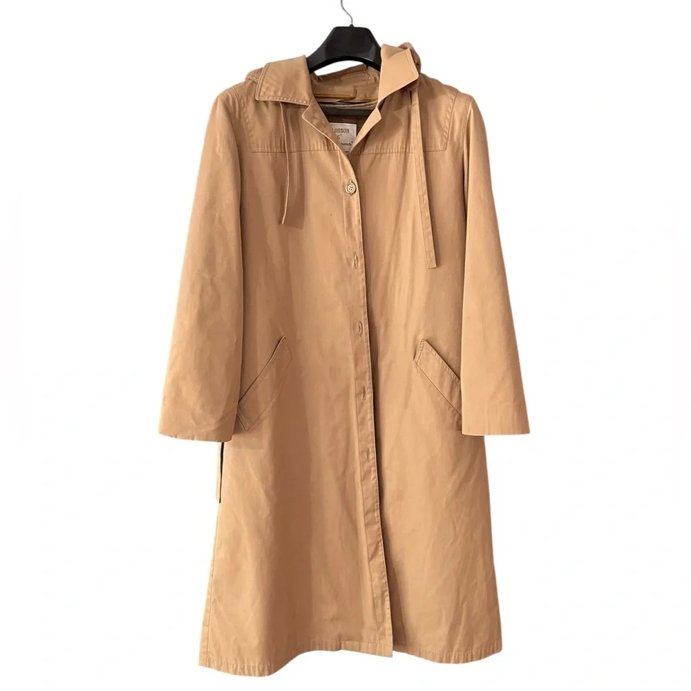 London Fog Classic Tan Maincoat Size 16M - Picture 2 of 11